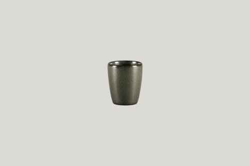 Gobelet expresso noir porcelaine vitrifiée 9 cl Ø 5,8 cm Rakstone Ease Rak