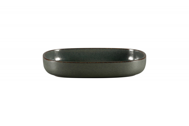 Plat creux noir porcelaine vitrifiée 26 cm Rakstone Ease Rak