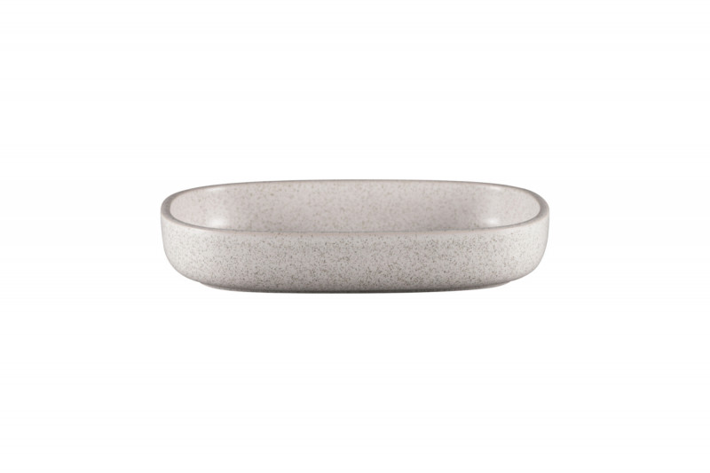 Plat creux gris porcelaine vitrifiée 26 cm Rakstone Ease Rak