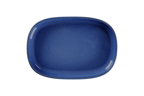 Plat creux ovale bleu porcelaine vitrifiée 33,2 cm Rakstone Ease Rak