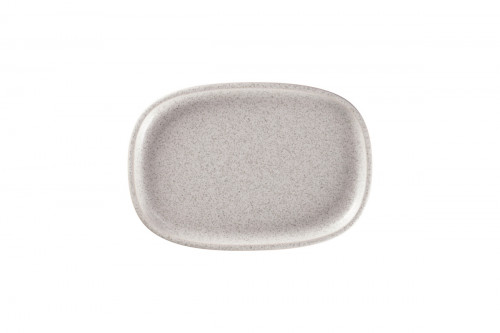 Plat rectangulaire gris porcelaine vitrifiée 26,1 cm Rakstone Ease Rak