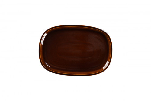 Plat rectangulaire cuivre porcelaine vitrifiée 26,1 cm Rakstone Ease Rak