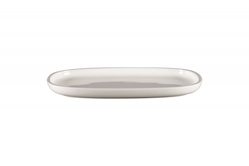 Plat rectangulaire blanc porcelaine vitrifiée 30,2 cm Rakstone Ease Rak