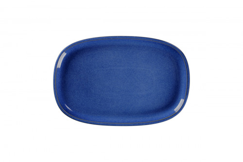Plat rectangulaire bleu porcelaine vitrifiée 30,2 cm Rakstone Ease Rak