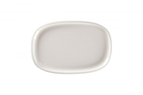 Plat rectangulaire gris porcelaine vitrifiée 30,2 cm Rakstone Ease Rak