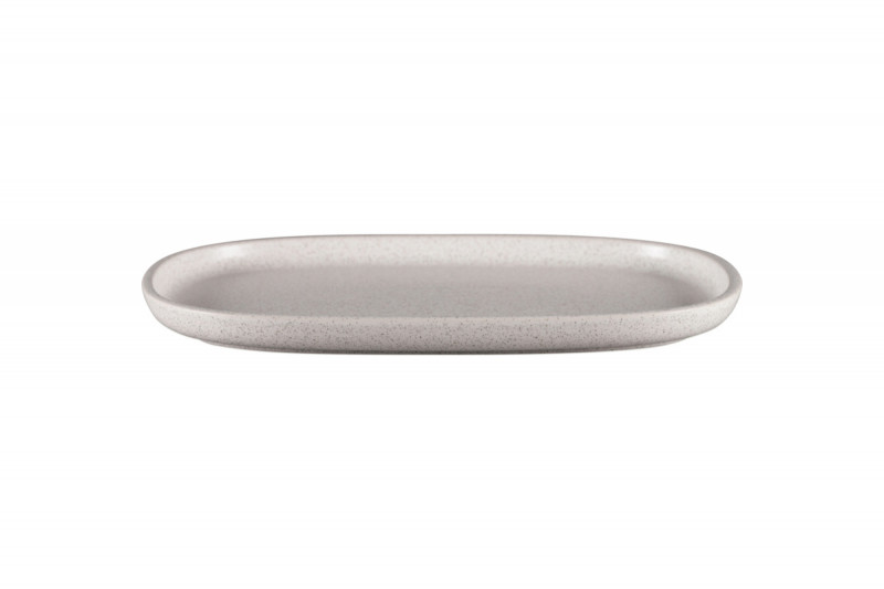 Plat rectangulaire gris porcelaine vitrifiée 33,2 cm Rakstone Ease Rak