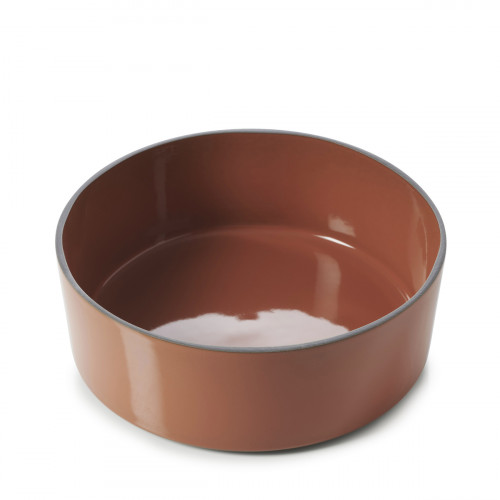 Saladier rond rouge porcelaine culinaire Ø 19 cm Caractère Revol