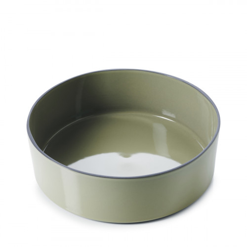 Saladier rond vert porcelaine culinaire Ø 25 cm Caractère Revol