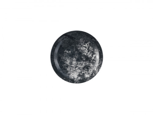 Assiette plate rond noir porcelaine vitrifiée Ø 20,3 cm Urban Dudson