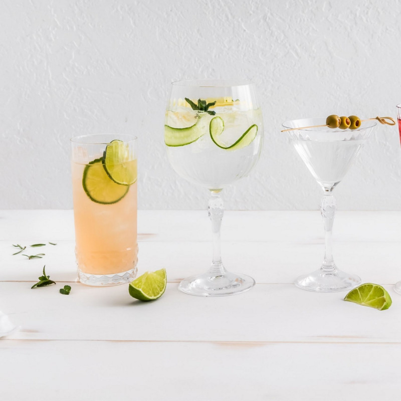 Verre à cocktail gin verre cristallin 74,5 cl America 20s Bormioli Rocco