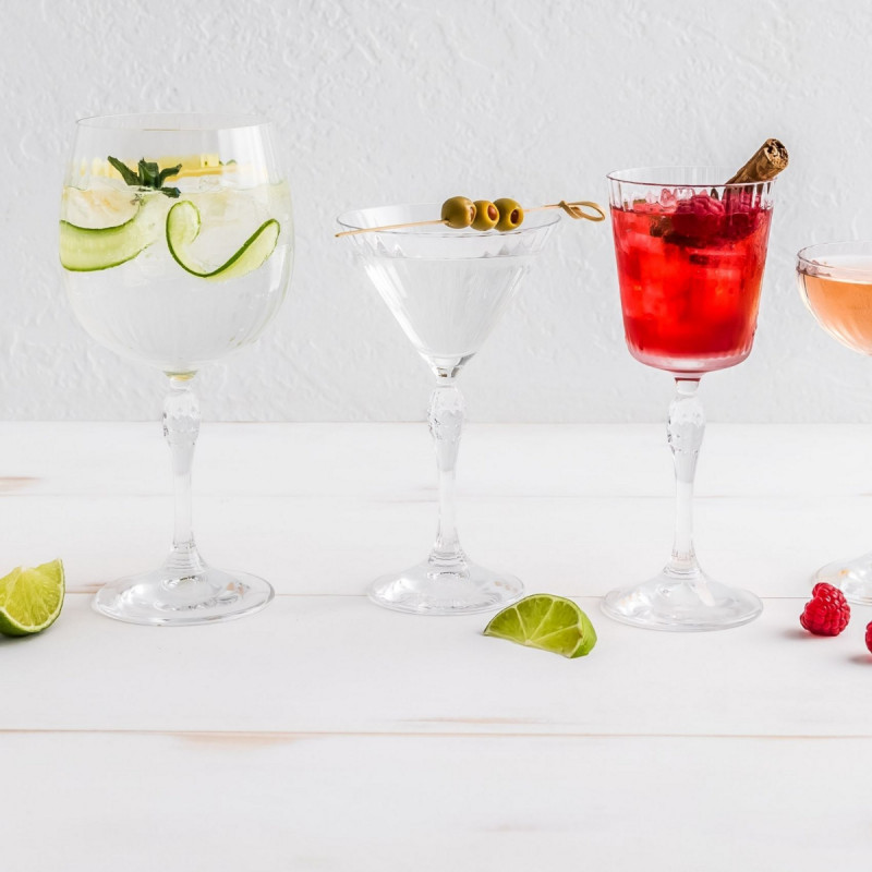 Coupe à cocktail martini verre cristallin 24,5 cl America 20s Bormioli Rocco