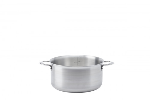 Faitout inox Sans revêtement Sans couvercle Ø 24 cm 12,6 cm 5 L Alchimy De Buyer