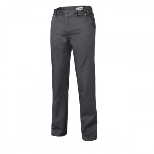 Pantalon de cuisine gris anthracite 46 Pebeo Molinel