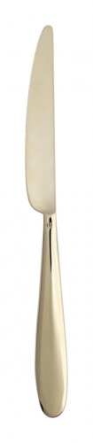 Couteau de table monobloc cranté or 23,5 cm Anzo Pvd Champagne Eternum