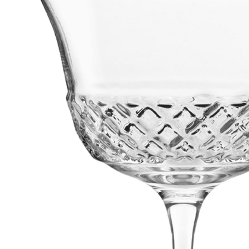 Verre à cocktail fizz verre cristallin 26 cl Roma 1960 Luigi Bormioli