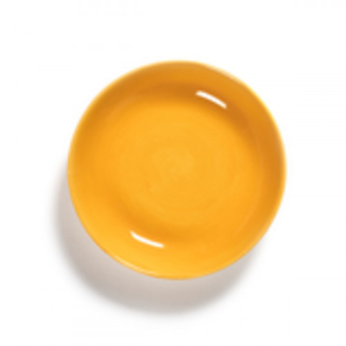 Plat rond sunny yellow grès émaillé Ø 11,5 cm Feast By Ottolenghi Serax