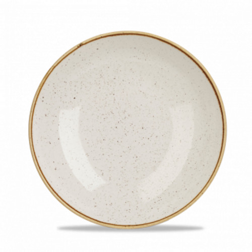 Assiette coupe creuse rond barley white porcelaine vitrifiée Ø 24,8 cm Stonecast Barley Churchill