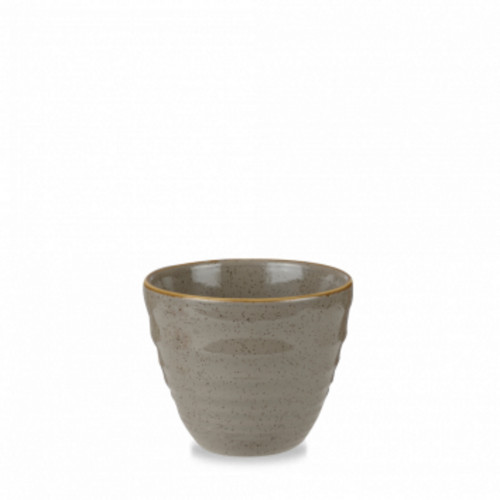 Pot a frites rond peppercorn porcelaine vitrifiée Ø 8,3 cm Stonecast Grey Churchill