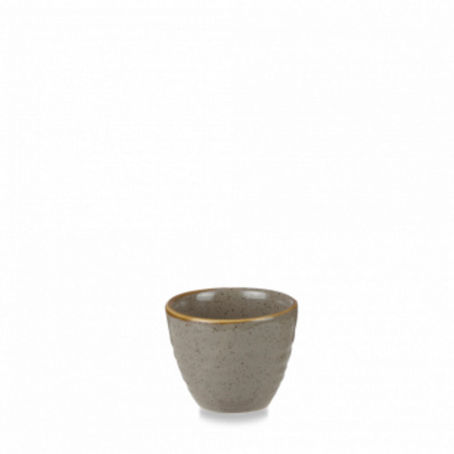 Pot à sauce rond peppercorn porcelaine vitrifiée Ø 8 cm Stonecast Grey Churchill