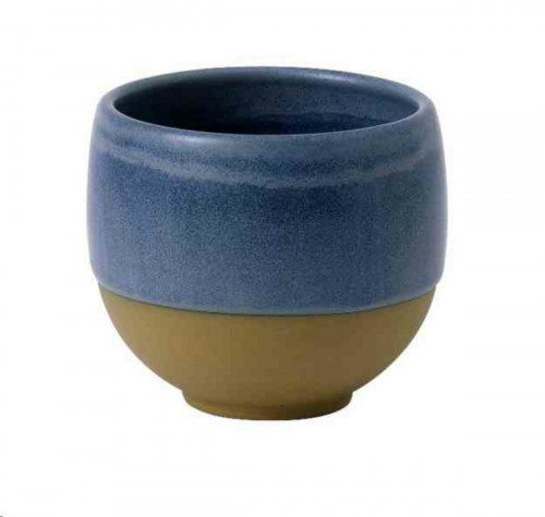 Pot à frites rond bleu porcelaine vitrifiée Ø 8,6 cm Emerge Oslo Churchill