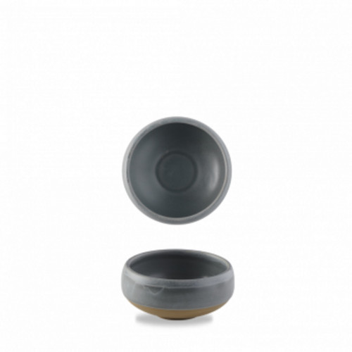 Bol rond gris porcelaine vitrifiée Ø 12 cm Emerge Seatle Churchill