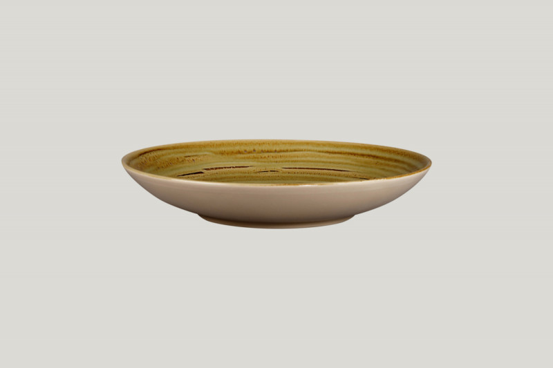 Assiette coupe creuse rond Garnet porcelaine vitrifiée Ø 23 cm Rakstone Spot Rak