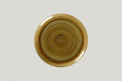 Assiette plate rond Garnet porcelaine vitrifiée Ø 24 cm Rakstone Spot Rak