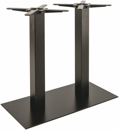 Pied de table noir 75x40x73 cm Prato Flexmob