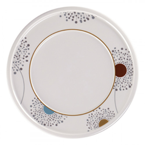 Assiette plate blanc porcelaine vitrifiée Ø 31,8 cm Rakstone Ease Décor Spring Rak