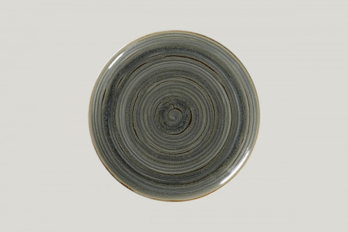 Assiette coupe plate rond Peridot porcelaine vitrifiée Ø 27 cm Rakstone Spot Rak