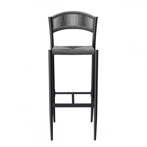 Tabouret de bar gris anthracite 104x46x58 cm Breda Flexmob