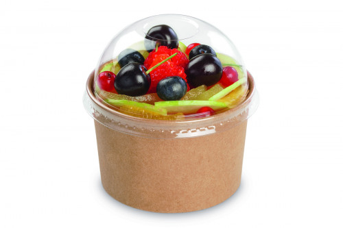 Couvercle coupe à dessert transparent Ø 9,2 cm 4 cm Alphaform (100 pièces)