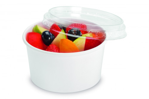 Pot à dessert blanc Ø 9,6 cm 5,2 cm 25 cl Alphaform (50 pièces)