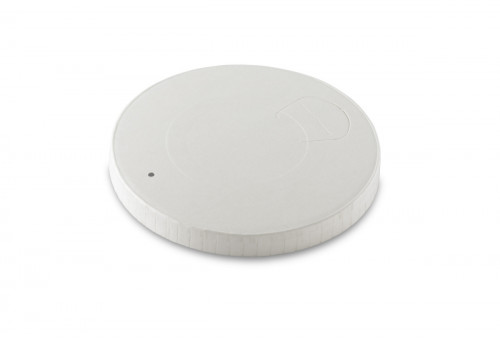 Couvercle carton pour gobelet blanc papier Ø 9 cm Alphaform (50 pièces)