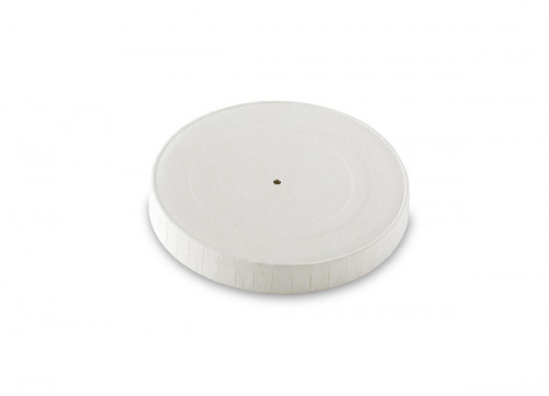 Couvercle carton pour gobelet blanc papier Ø 6 cm Alphaform (50 pièces)