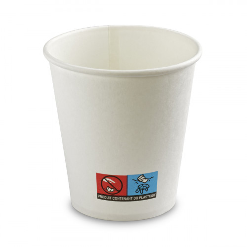 Gobelet blanc carton Ø 7 cm 20 cl Alphaform (100 pièces)