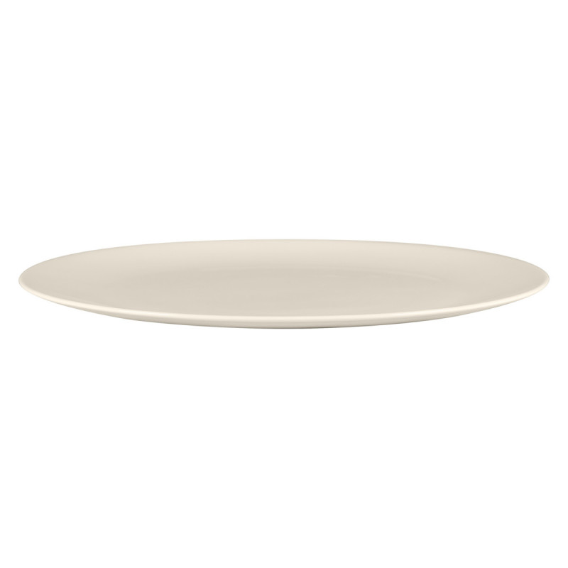 Assiette coupe plate rond blanc porcelaine bone china Ø 30 cm Bravura Rak