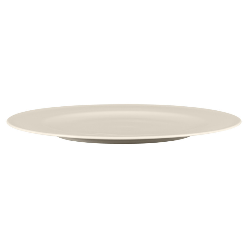 Assiette plate rond blanc porcelaine bone china Ø 28 cm Bravura Rak