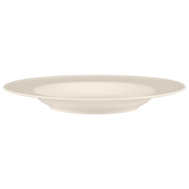 Assiette creuse rond blanc porcelaine bone china Ø 22,8 cm Bravura Rak