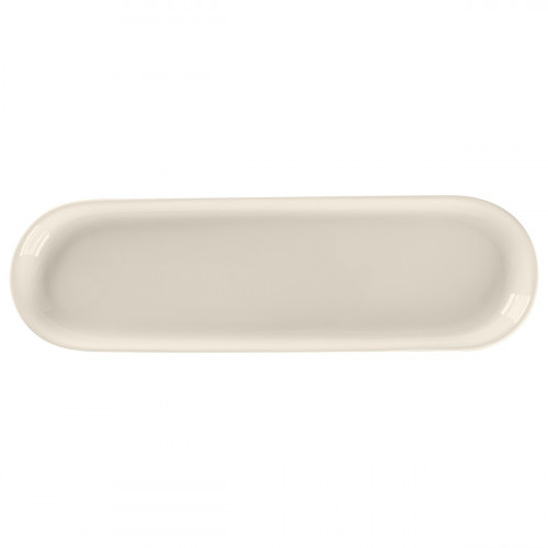 Plat rectangulaire blanc porcelaine bone china 40 cm Bravura Rak