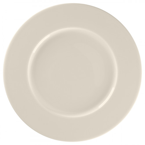 Assiette plate rond blanc porcelaine bone china Ø 31,5 cm Fedra Rak