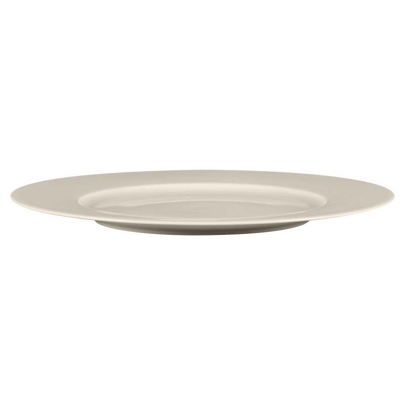 Assiette plate rond blanc porcelaine bone china Ø 31,5 cm Fedra Rak