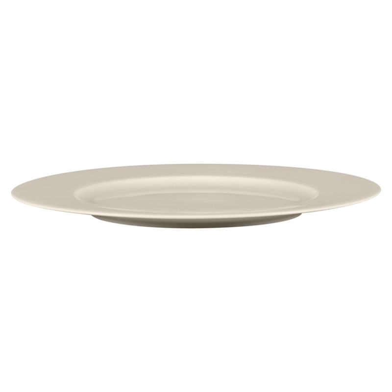 Assiette plate rond blanc porcelaine bone china Ø 26,9 cm Fedra Rak