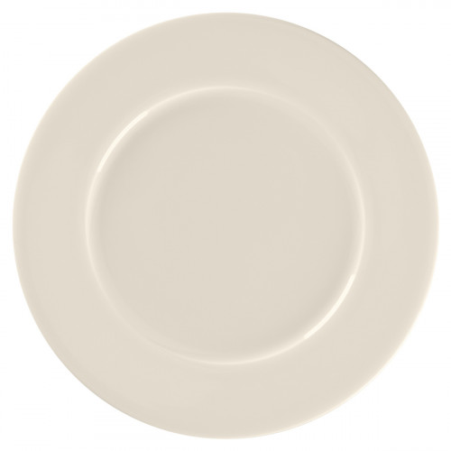 Assiette plate rond blanc porcelaine bone china Ø 21,9 cm Fedra Rak