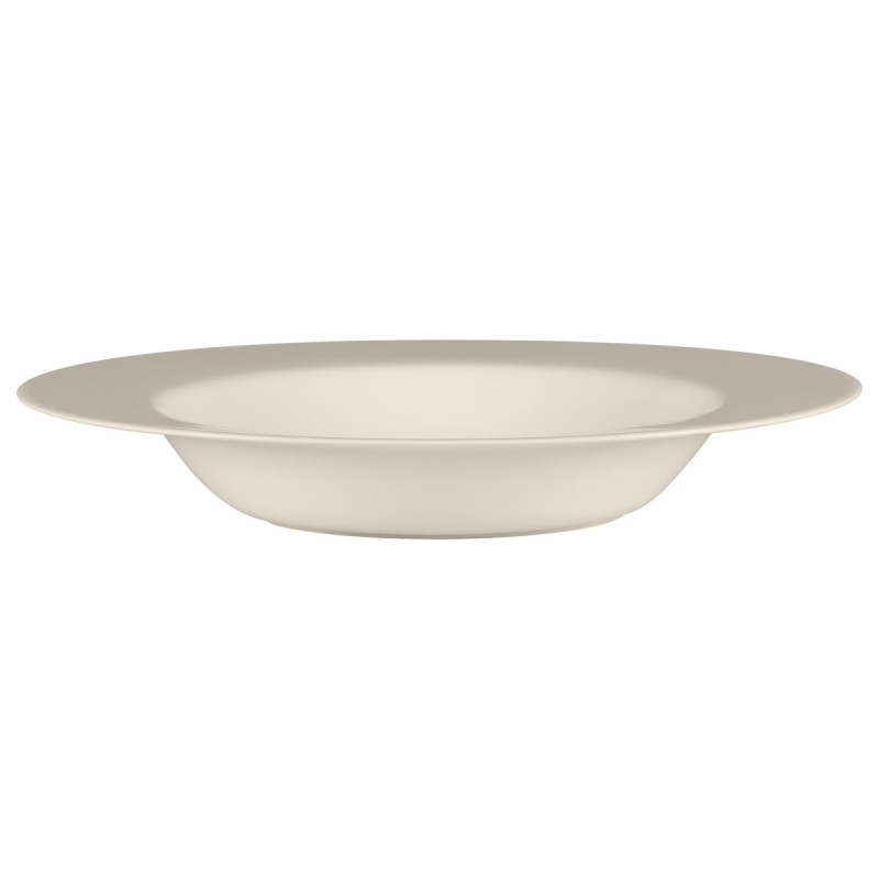 Assiette creuse rond blanc porcelaine bone china Ø 22,8 cm Fedra Rak