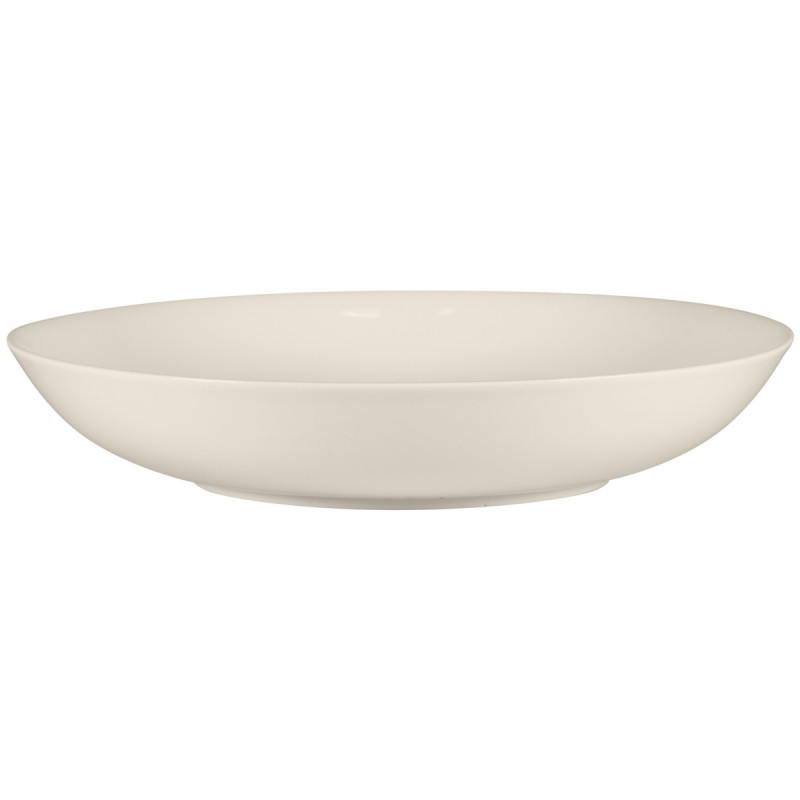 Assiette coupe creuse rond blanc porcelaine bone china Ø 22,9 cm Fedra Rak