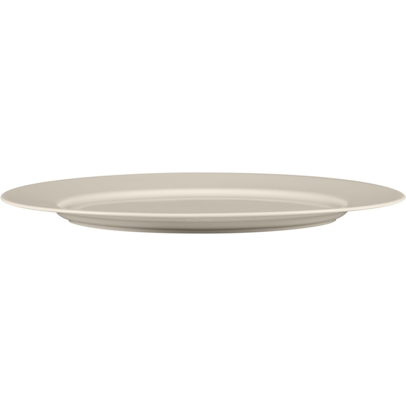 Plat ovale blanc porcelaine bone china 35,8 cm Fedra Rak