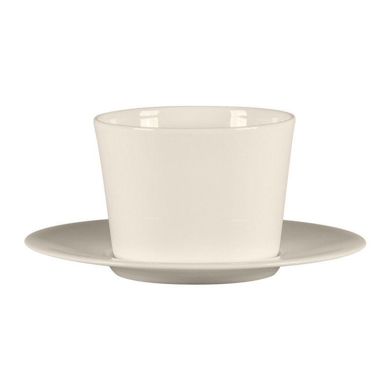 Tasse sans anse rond blanc porcelaine bone china 23,7 cl Ø 8,9 cm Fedra Rak