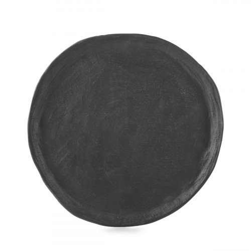 Assiette plate Noir brut porcelaine culinaire Ø 26,5 cm Yli Revol
