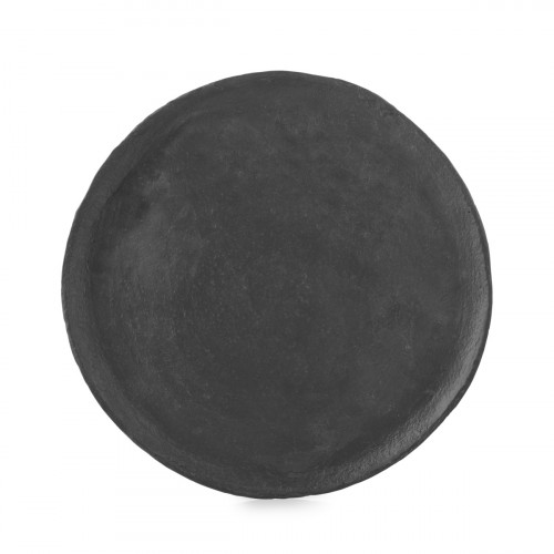 Assiette plate Noir brut porcelaine culinaire Ø 28,5 cm Yli Revol